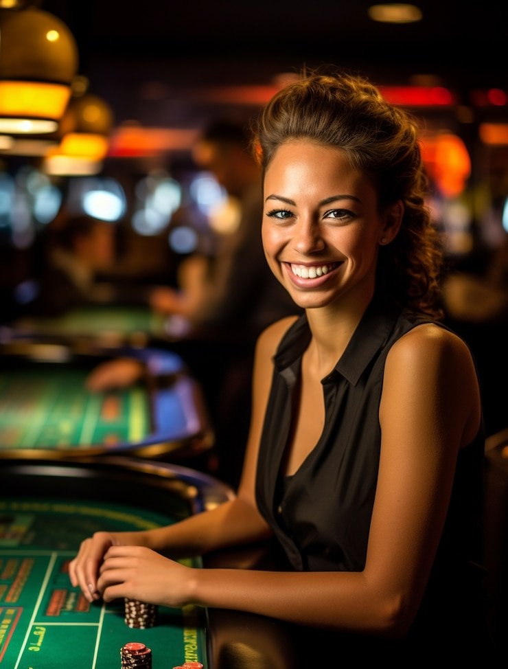 Bàn baccarat live casino tại xsqng với dealer thật phát sóng trực tiếp